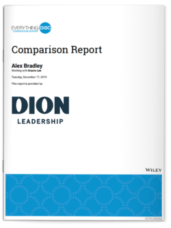 Dion Leadership-Comparison Report-Everything DiSC