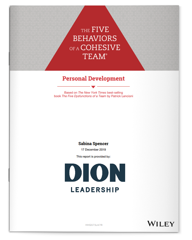 Dion Leadership-Workplace Profile-Everything DiSC