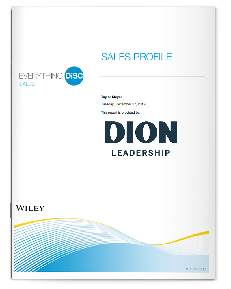 Dion Leadership-Sales Profile-Everything DiSC